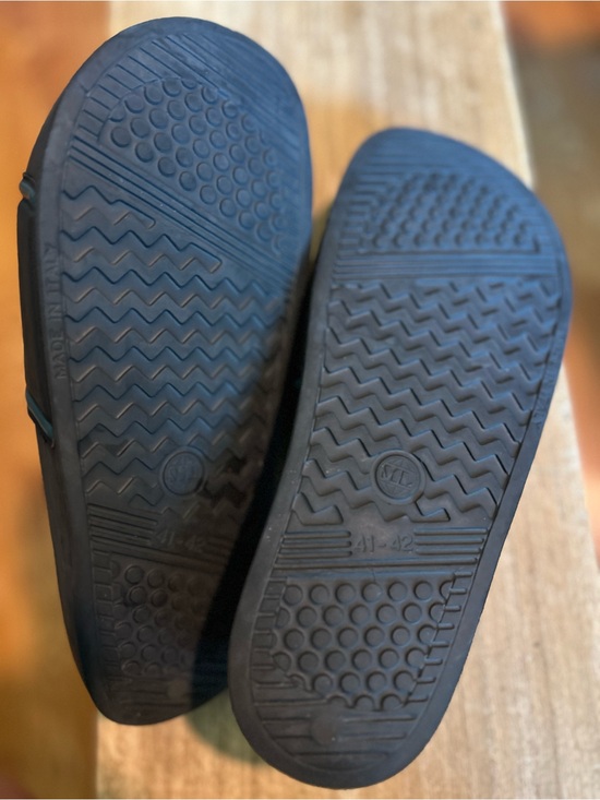 Paul Smith Black Slides with Teal Trim main image 4